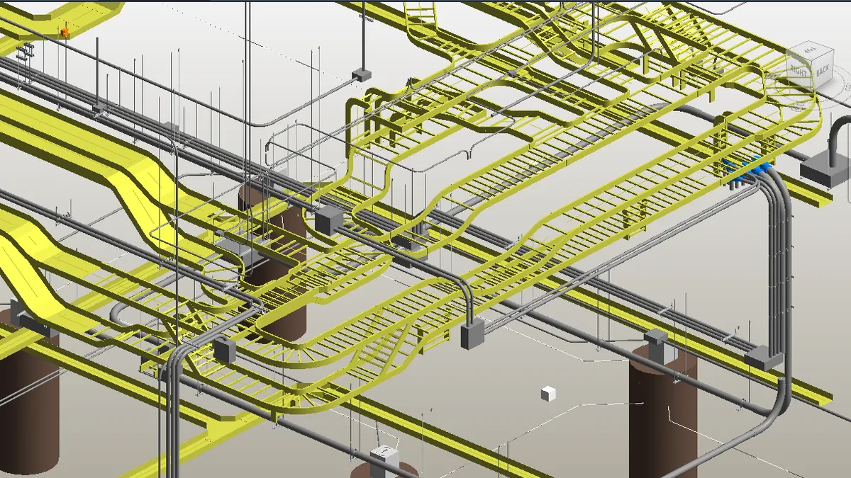 Modelo BIM de instalaciones MEP de la Cl&iacute;nica Internacional